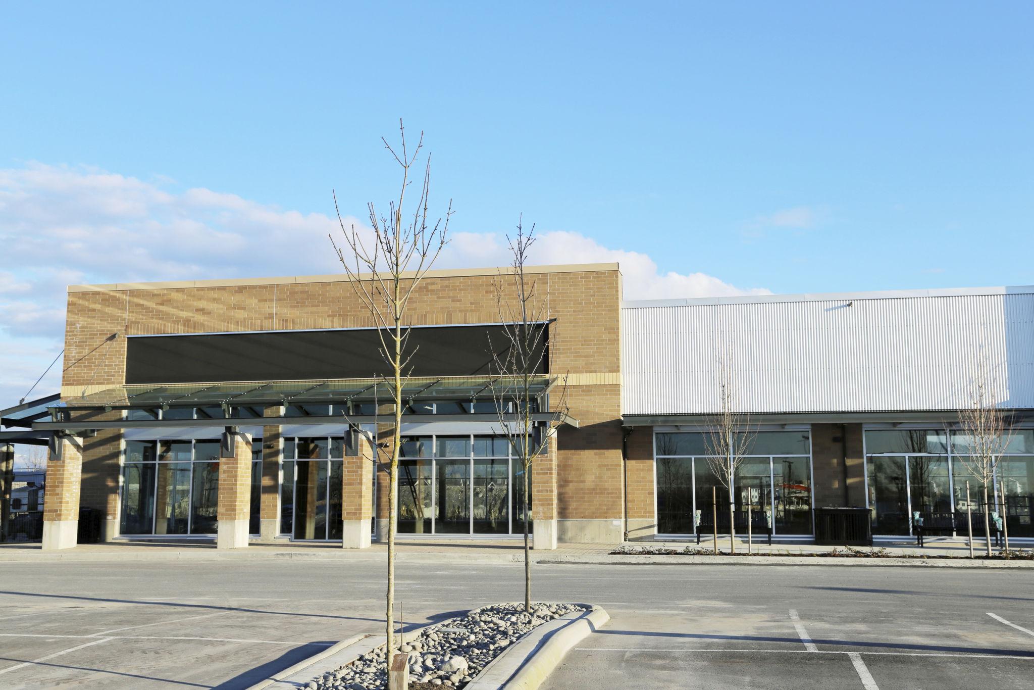 Brick-and-metal retail building on the Menchaca corridor